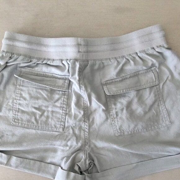 C&C California Khaki Linen Blen Drawstring Shorts - Picture 2 of 3